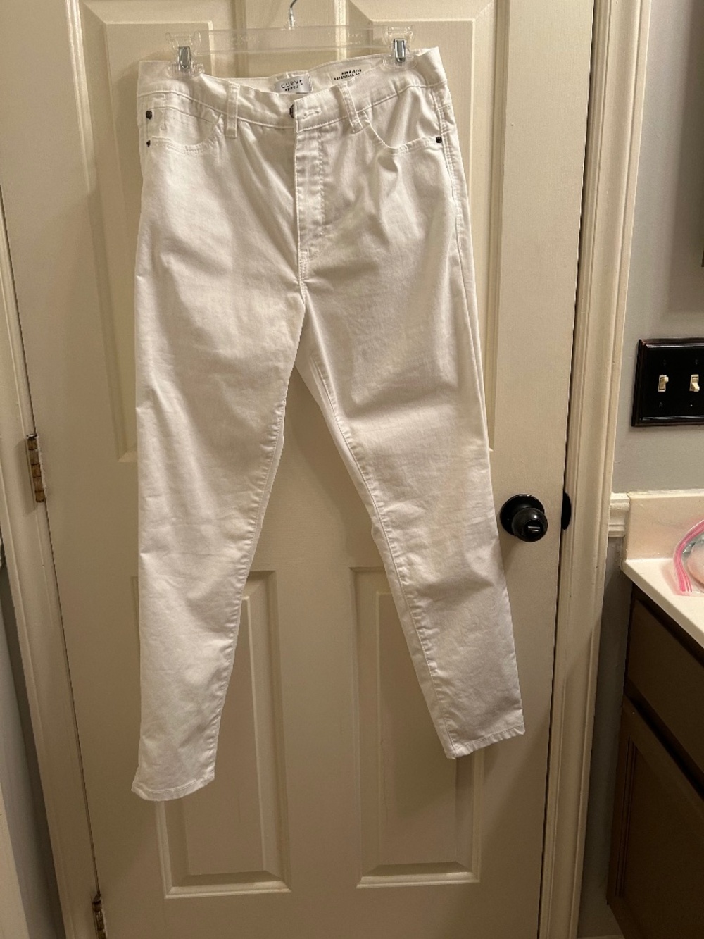 White Womens Skinny Jeans